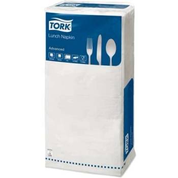 Tork Салфетка TORK, 1/4 сгъната, 2-слойна, 33x33 cm, Advanced, TORK "Lunch", бяла (477149)