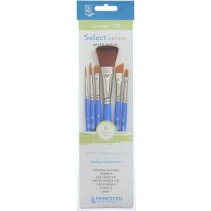 Princeton Artist Brush Selectartiste Multi-Technique 1 Комплект четки 6 бр (<![CDATA[P3750SET120]]>)