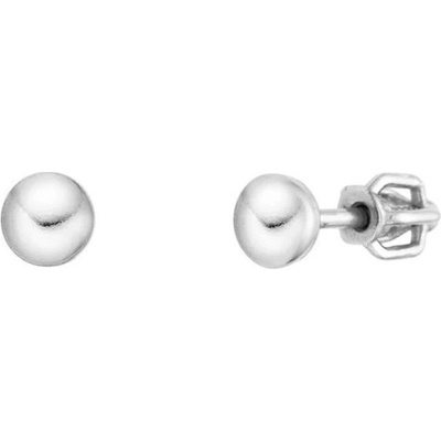 Steel Edge Strieborné náušnice kôstky 313207001 6 mm