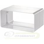 VENTS КОНЕКТОР ЗА ПЛОСЪК ВЪЗДУХОВОД 818 60x204 ПВЦ (818)