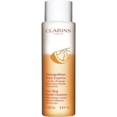 Clarins One-Step Facial Cleanser with Orange Extract Експресен почистващ лосион дамски 200ml