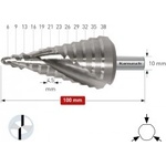 Karnasch Стъпално свредло Ø 6-38 mm (x 4, 5 mm), HSS-XE без покритие, 2x спирален канал (1499)