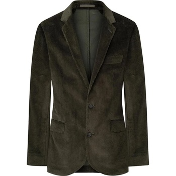 HACKETT Сако Hackett Cord Stretch Fit blazer - Green (Olive Green)