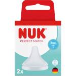 Nuk Perfect Match биберон за хранене силикон M 3+, 2бр (10124033)