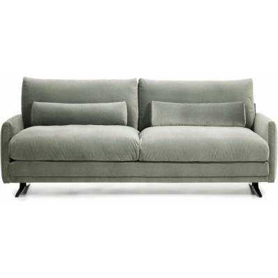 Zelená zamatová pohovka 210 cm Veliro – Kave Home