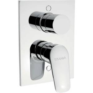 FERRO Titania Pure - Скрита батерия, включително корпус, хром 90350R, 0 (90350R,0)