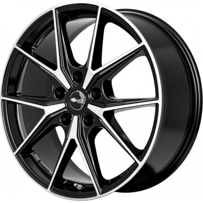 Brock B40 8x19 5x112 ET32,5 black polished gloss