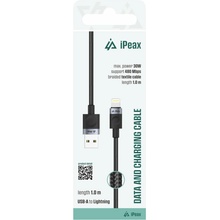iPEAX 90010104 USB/Lightning 1m černý