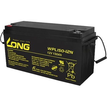 Long Тягов акумулатор Long WPL150-12N 12V 150Ah, VRLA, Гелов, AGM 483x170x240 мм (WPL150-12N)