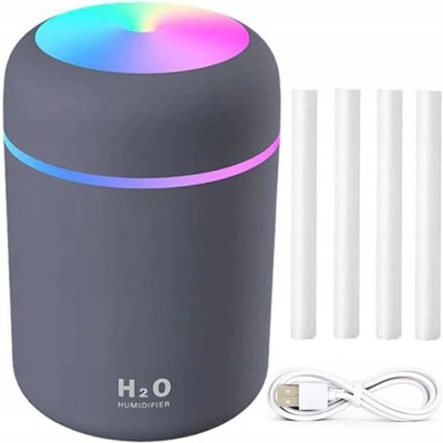 Aga Aroma difuzér 2 v 1 MINI USB šedý 300 ml