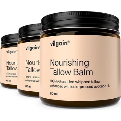 Vilgain Vyživující balzám z hovězího loje BIO 3 × 60 ml