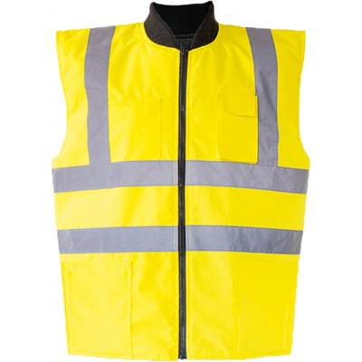Korntex Ural Obojstranná reflexná vesta KX803 Signal Yellow
