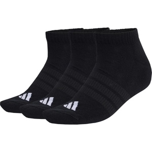 adidas Мъжки спортни чорапи adidas Cushioned Essential Low Cut 3-Pack Sports socks - Black / Black / White - размер 40-42 (EU) (207-1482-0115)