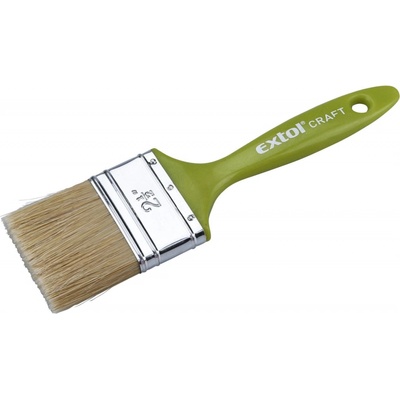 EXTOL Štetec plochý plastová rukoväť, organický vlas 2,5"/63mm 91504