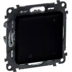 Legrand Димер бутонен R3-400W L3-400VA LED3-125VA цвят черен Valena Life - 756382A (756382A)