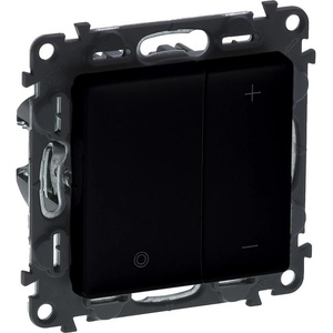 Legrand Димер бутонен R3-400W L3-400VA LED3-125VA цвят черен Valena Life - 756382A (756382A)