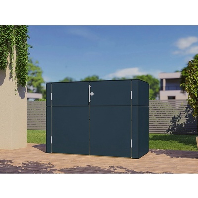 Bertilo HPL Sideboard 155 x 75 x 116 cm antracit