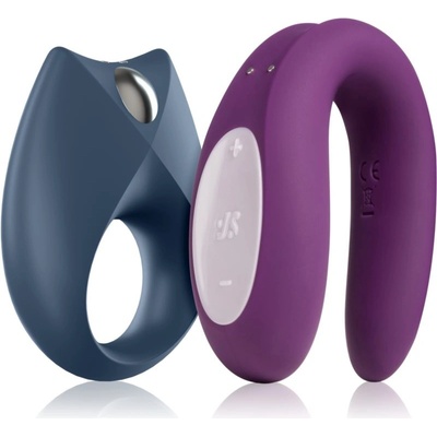 Satisfyer PARTNER Royal One kroužek na penis 7,5 cm + Double Joy 9 cm