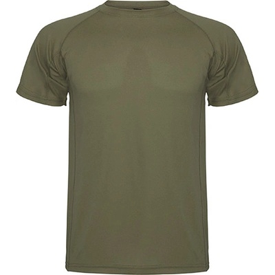 Roly detské tričko s krátkym rukávom Montecarlo army green