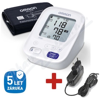 OMRON Tonometr M3 AC pažní+síť.zdroj