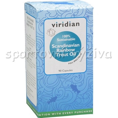 Viridian nutrition Scandinavian Rainbow Trout Oil 90 kapslí