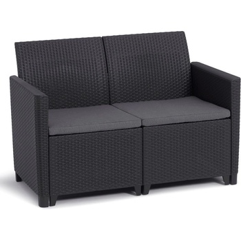 Allibert CLAIRE 2 SEATERS SOFA grafit