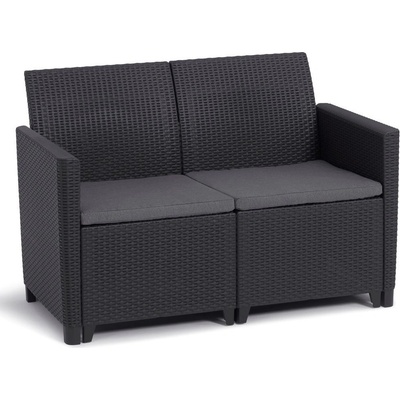 Allibert CLAIRE 2 SEATERS SOFA grafit