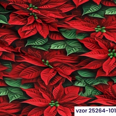 Vánoční role dekorační látky 150 25264-101 Soft