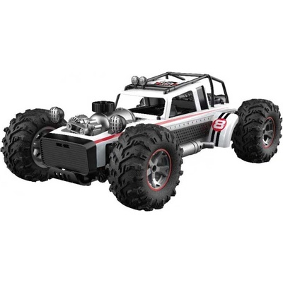 Crazon Състезателен джип с димен ефект, rc управление 1: 10, бял (cr333-yc21121-w)