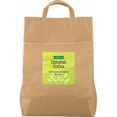 BioNebio Bio červená čočka půlená 20,5 kg