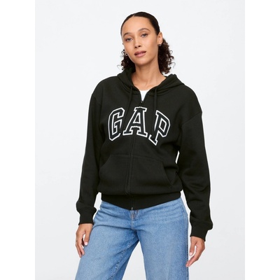 GAP Sweatshirt with logo Women's čierna biela