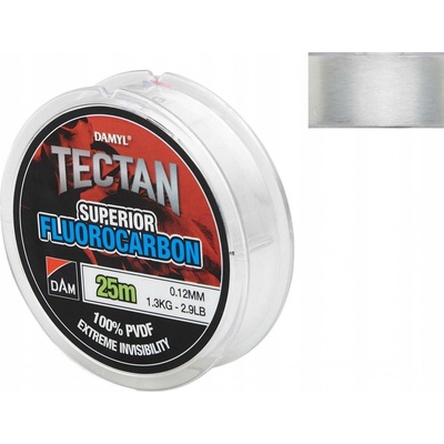 DAM Damyl Tectan Superior Fluorocarbon Invisible 25 m 0,80 mm 29,2 kg
