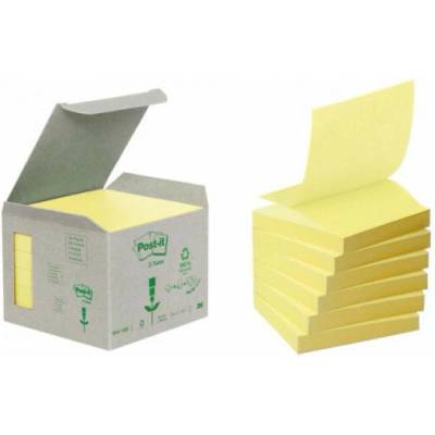 Z-Bločky Post-it recyklované 76x76mm žlté