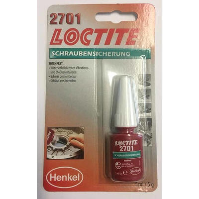 LOCTITE 2701 na zajištění šroubů 5 g