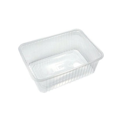 ECOFOL Plastová miska hranatá PP 180x133x66 mm 1000 ml transparentní ideal pack® bal/50 ks