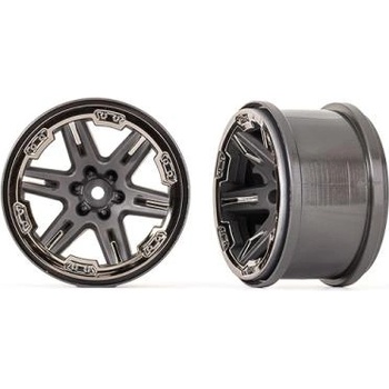 Traxxas диск 2.8" RXT въглеродно сив/черен хром (2)