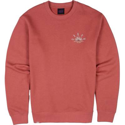 Oxbow Мъжки пуловер Oxbow Sandbar Fleece Crew Jumper - Redwood (017-4231-0211)