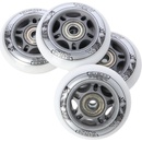 Sestava bílých PU koleček 70x24 + ložiska ABEC7 NILS Extreme