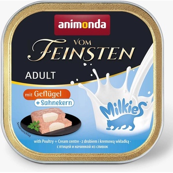 Animonda Vom Feinsten Adult Cat Milkies - пиле с кремообразно ядро 100 г