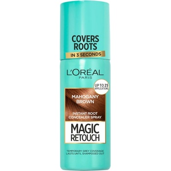 L'Oréal L'Oréal Magic Retouch Спрей за коса, 6 Mahogany Brown, 75 ml