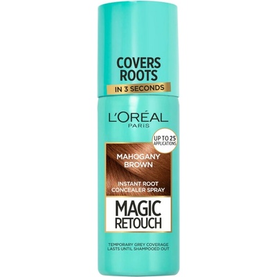 L'Oréal L'Oréal Magic Retouch Спрей за коса, 6 Mahogany Brown, 75 ml