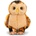 Keel Toys Диви животни - Бухал - бежово-кафяво - 18 см - Keel Toys