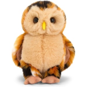 Keel Toys Диви животни - Бухал - бежово-кафяво - 18 см - Keel Toys