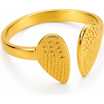 Glanzio Prsteň Golden Wings 87607