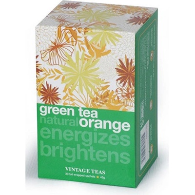 Vintage Teas zelený čaj s pomarančom 30 x 1,5 g