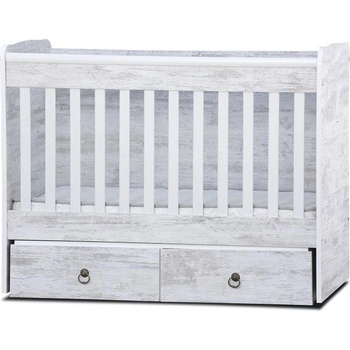 Дейзи Нова Бебешка кошара Тони 70/140 с неподвижна решетка антик