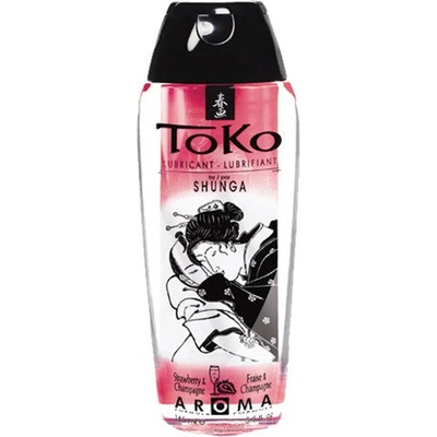 Лубрикант, аромат на шампанско и ягода - Toko Aroma 165ml (SHUNGA0041)