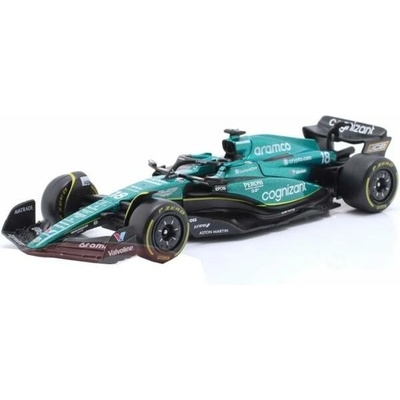 Bburago RACE Formula F1 Aston Martin AMR23 2023 18 Lance Stroll s řidičem 1:43