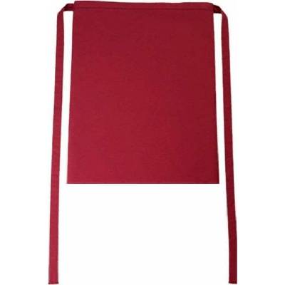 CG Workwear Gastro zástěra Roma odolná proti pomačkání 50 x 78 cm: třešňová 50 x 78 cm CGW123