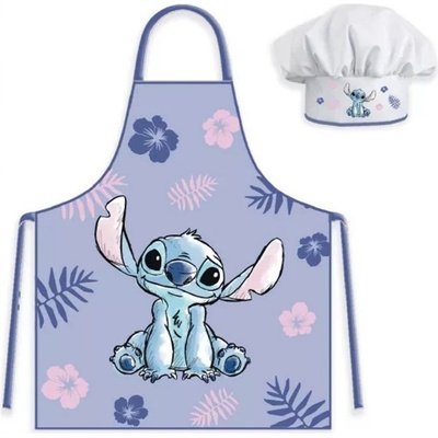 BrandMac Detská zástera s kuchárskou čiapkou Lilo & Stitch